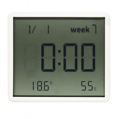 Цифровой термогигрометр Hoco HX41, 5в1 (77*68*12mm) белый