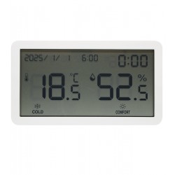 Цифровой термогигрометр Hoco HX42, (106*60*19mm) белый
