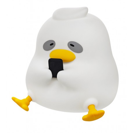 Силиконовый ночник "Уточка" A017 с сенсорным датчиком, 1200mAh, 3 режима яркости (Белый)