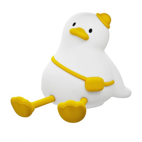 Силиконовый ночник "Уточка" A050 с сенсорным датчиком, 1200mAh, 3 режима яркости (Белый)