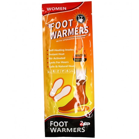 Стельки Foot Warmers с подогревом до 12 часов тепла размер 36-39 (бежевый)