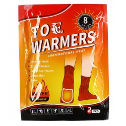 Стельки для пальцев ног (2шт) To Warmers с подогревом до 8 часов тепла размер 7*9,5см (Белый)