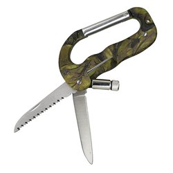 Мультитул нож Traveler A-08, кемпинг, альпинистский карабин, крючок, LED фонарик