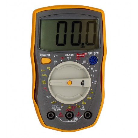 Мультиметр цифровой UT-33C, с подсветкой