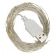 Светодиодная гирлянда, медная нить, холодный белый, 10 м, 100 светодиодов, USB