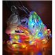Светодиодная гирлянда штора, медная нить, RGB, 3 x 2 м, 8 режимов, с пультом, USB