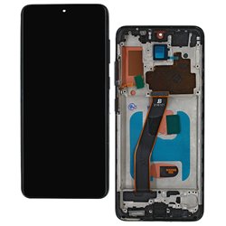 Дисплей для Samsung G980 Galaxy S20, G981 Galaxy S20 5G, чорний, з рамкою, China Quality, (TFT)