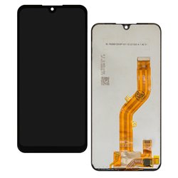 Дисплей для ZTE Blade L220, черный, без рамки, оригинал (переклеенное стекло)