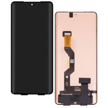 Дисплей для Motorola Edge 60, Edge 60 Fusion, Edge 60s, черный, без рамки, оригинал (PRC), XT2503-4, XT2505-1, XT2505-4