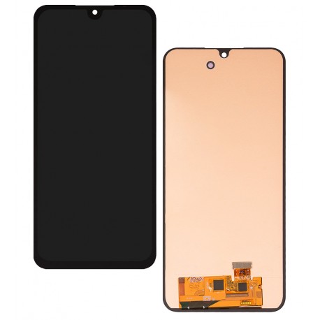 Дисплей для Samsung A165 Galaxy A16, A166 Galaxy A16 5G, A266 Galaxy A26, M166 Galaxy M16, чорний, без рамки, High Quality, з широким обідком, (OLED)