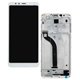 Дисплей для Xiaomi Redmi 5, белый, с рамкой, quality, MDG1, MDI1