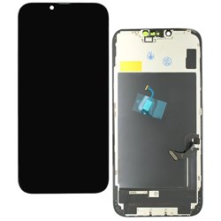 Дисплей для Apple iPhone 14 Plus, чорний, з рамкою, копія, (TFT), ZY, LTPS FHD