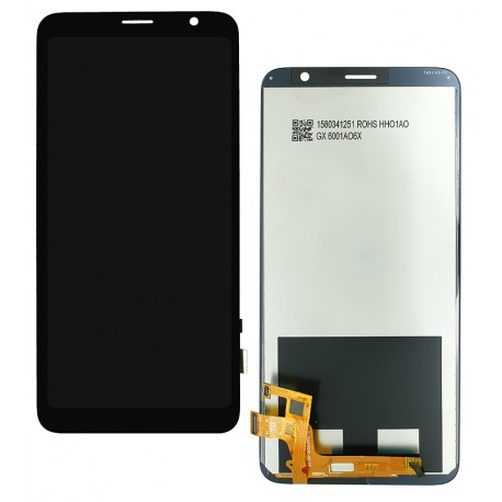 Дисплей для TCL 403, чорний, з сенсорним екраном (дисплейний модуль), High Quality