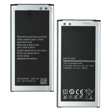 Акумулятор EB-BG900BBE до Samsung G900H Galaxy S5, Li-ion, 3,85 B, 2800 мАг, без логотипу
