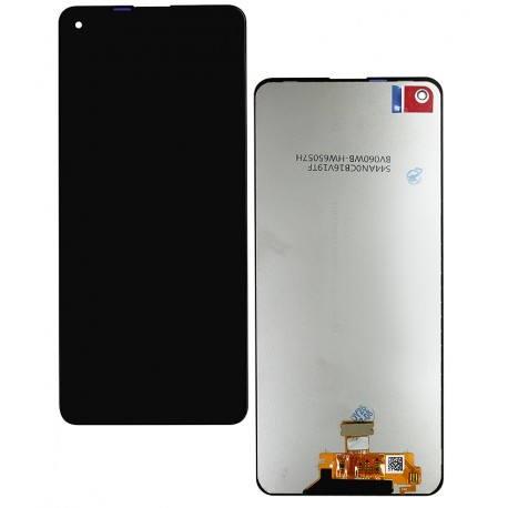 Дисплей для Samsung A217 Galaxy A21s, чорний, без рамки, (Box)