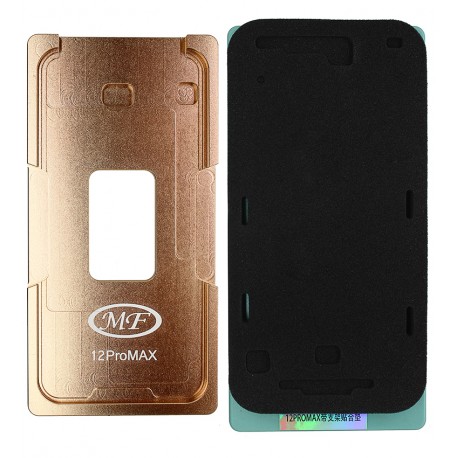 Набір форм (з металу та гуми) Apple iPhone 12 Pro Max, для центровки та склеювання дисплея зі склом, обладнаним захисною рамкою