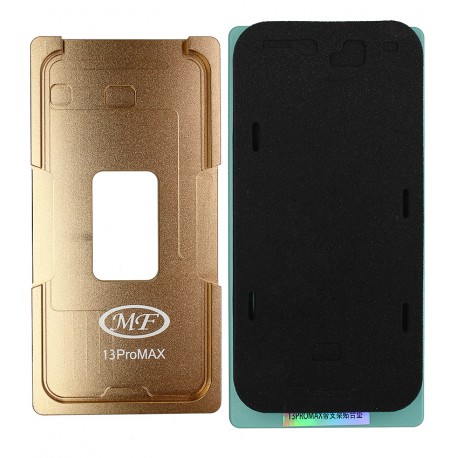 Комплект форм (з металу та пористої гуми) для APPLE iPhone 13 Pro Max, для відцентрування та склеювання дисплея зі склом оснащеним дисплейною рамкою