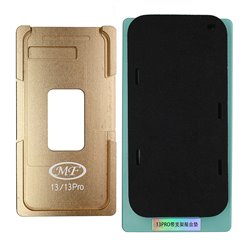 Комплект форм (з металу та пористої гуми) для APPLE iPhone 13 Pro, для відцентрування та склеювання дисплея зі склом оснащеним дисплейною рамкою