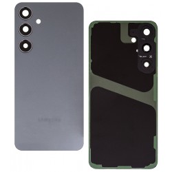 Задняя панель корпуса для Samsung S926 Galaxy S24 Plus, черный, со стеклом камеры, Onyx Black