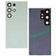 Задняя панель корпуса для Samsung S928 Galaxy S24 Ultra, зеленый, со стеклом камеры, Titanium Green