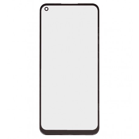 Стекло дисплея G+OCA PRO для Oppo A32, A33 (2020), A53 4G, A53s 4G, Realme 7i, C17, с ОСА-пленкой, черный