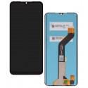 Дисплей для Tecno Spark 8, чорний, без рамки, China quality, KG6, KG6k