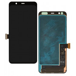 Дисплей для Google Pixel 4 XL, черный, без рамки, оригинал (PRC)