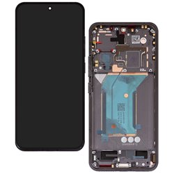 Дисплей для Xiaomi 14, чорний, з рамкою, оригінал (PRC), 23127PN0CC, 23127PN0CG