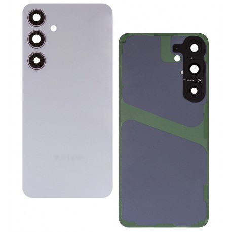 Задня панель корпуса для Samsung S926 Galaxy S24 Plus, сірий, із склом камери, Marble Grey