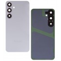 Задня панель корпуса для Samsung S926 Galaxy S24 Plus, сірий, із склом камери, Marble Grey