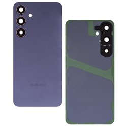 Задняя панель корпуса для Samsung S926 Galaxy S24 Plus, фиолетовый, со стеклом камеры, Cobalt Violet