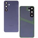 Задняя панель корпуса для Samsung S926 Galaxy S24 Plus, фиолетовый, со стеклом камеры, Cobalt Violet