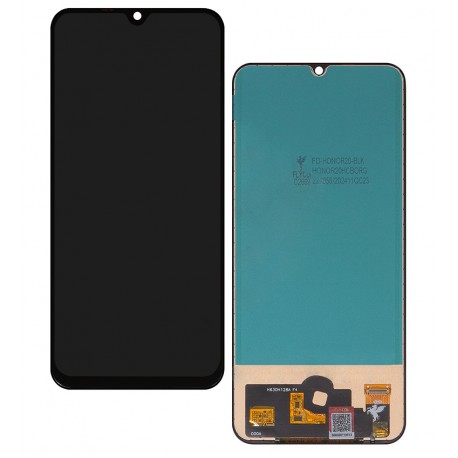 Дисплей для Huawei P Smart S, Y8p, черный, без рамки, FLYCDI, H630H128A
