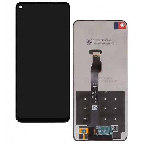 Дисплей для Huawei P40 Lite, чорний, (версія 5G), без рамки, (Box) 1540394743