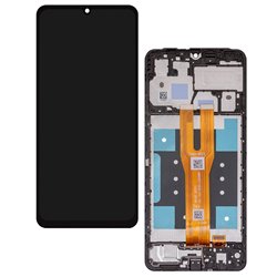 Дисплей для Samsung A065 Galaxy A06, черный, с рамкой, оригинал (PRC)