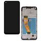 Дисплей для Samsung A115 Galaxy A11, M115 Galaxy M11, черный, с рамкой, FLYCDI