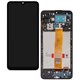 Дисплей для Samsung A125F Galaxy A12, черный, с рамкой, FLYCDI, SM-A125-A127-A02