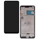 Дисплей для Samsung A217 Galaxy A21s, черный, с рамкой, FLYCDI