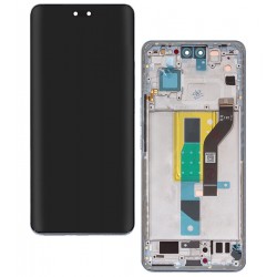 Дисплей для Xiaomi 13 Lite, голубой, с рамкой, оригинал (PRC), Lite Blue