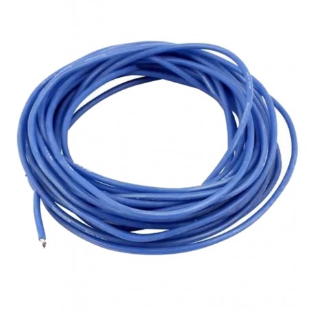 Кабель в силіконовій ізоляції 18AWG, 0,75 мм², 1 м, синій, UL3135