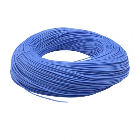 Кабель в силіконовій ізоляції 24AWG, 0,25 мм², 1 м, синій, UL3135
