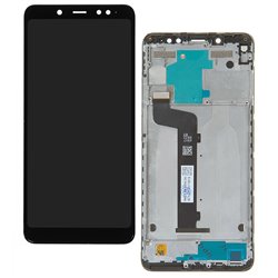 Дисплей для Xiaomi Redmi Note 5, Redmi Note 5 Pro, черный, с рамкой, quality, In-Cell, (TFT)