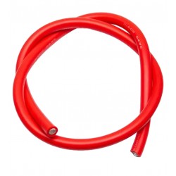 Кабель в силиконовой изоляции 3AWG, 35 мм², 1 м, красный, UL3135