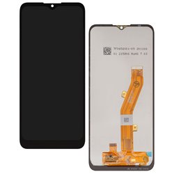 Дисплей для Nokia C10, C20, C21, чорний, без логотипа, без рамки, оригінал (переклеєне скло)