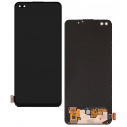Дисплей для Oppo A93 4G, Reno4 5G, Reno4 Lite, чорний, без рамки, оригінал (переклеєне скло), CPH2121, CPH2123, PDPM00, PDPT00, CPH2091, CPH2125