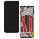 Дисплей для Oppo A94 5G, F19 Pro Plus 5G, Reno5 Z, черный, с рамкой, оригинал, service pack box, (4908719), CPH2211, CPH2213, CPH2211, AMS643XY04, ...