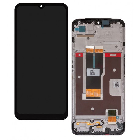 Дисплей для Realme C31, черный, с рамкой, High Copy, RMX3501, FPC-MTF065H218-A3