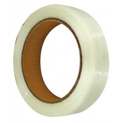 Стрічка армована одностороння, 25 мм, 25 м, високотемпературна