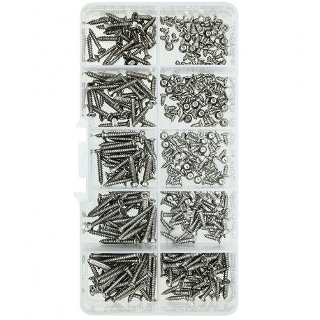 Набор нержавеющих шурупов KA2.3 400 шт. нерж. 304