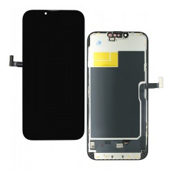 Дисплей для Apple iPhone 13 Pro Max, чорний, з рамкою, High Quality, 120Hz DD-OLED (без помилки)